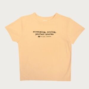 Taylor Swift - Screaming, Crying, Perfect Storms Baby Tee - Size XS